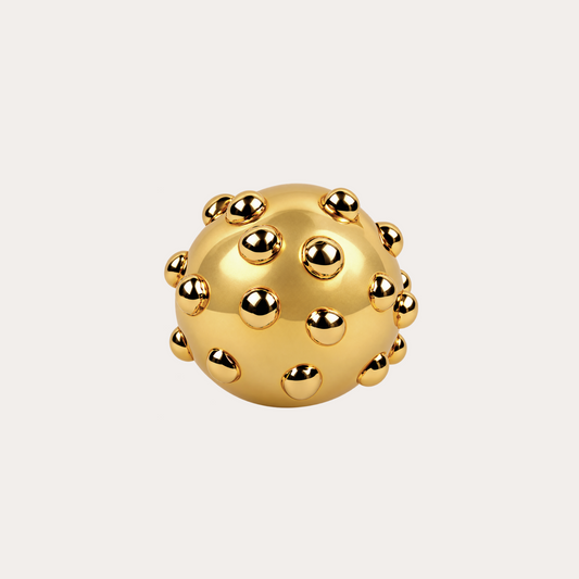 Bague la guerre des boutons Cabinet de curiosité  or jaune 18k 750/1000